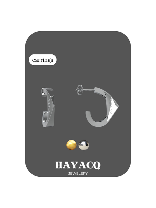 Lunar Slice Earrings