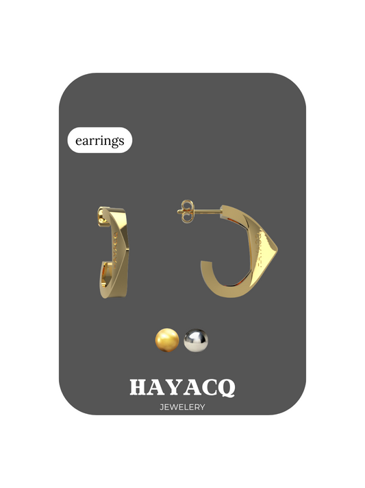 Lunar Slice Earrings